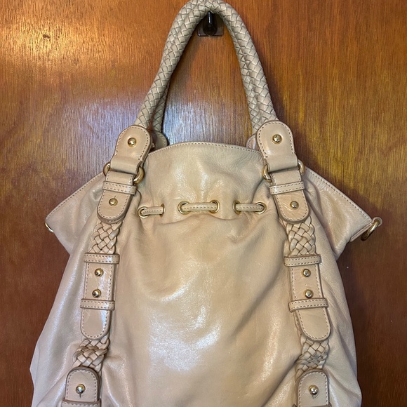 Vintage Badgley Mischka Satchel with Shoulder Strap - Picture 2 of 10